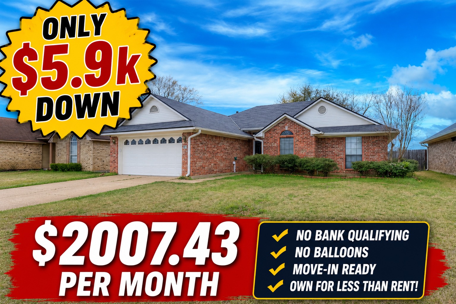 3BR Home in Bossier City , LA